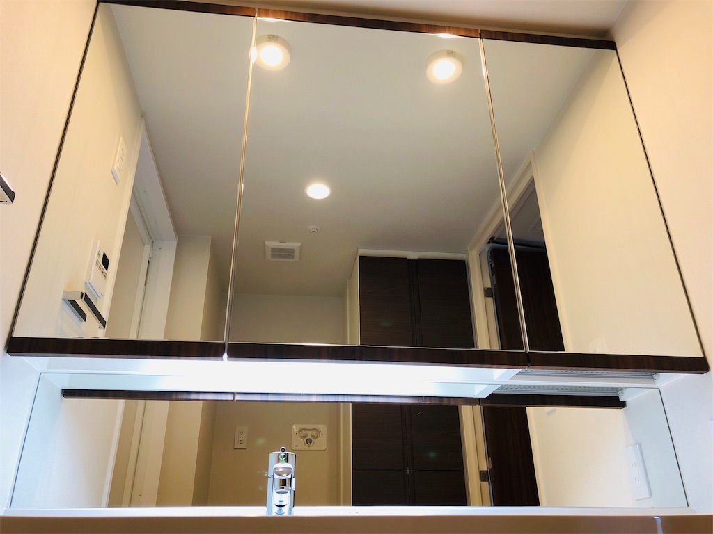 Web内覧会 Ut 洗面台 洗面所の扉を外す わたのキッチンブログ