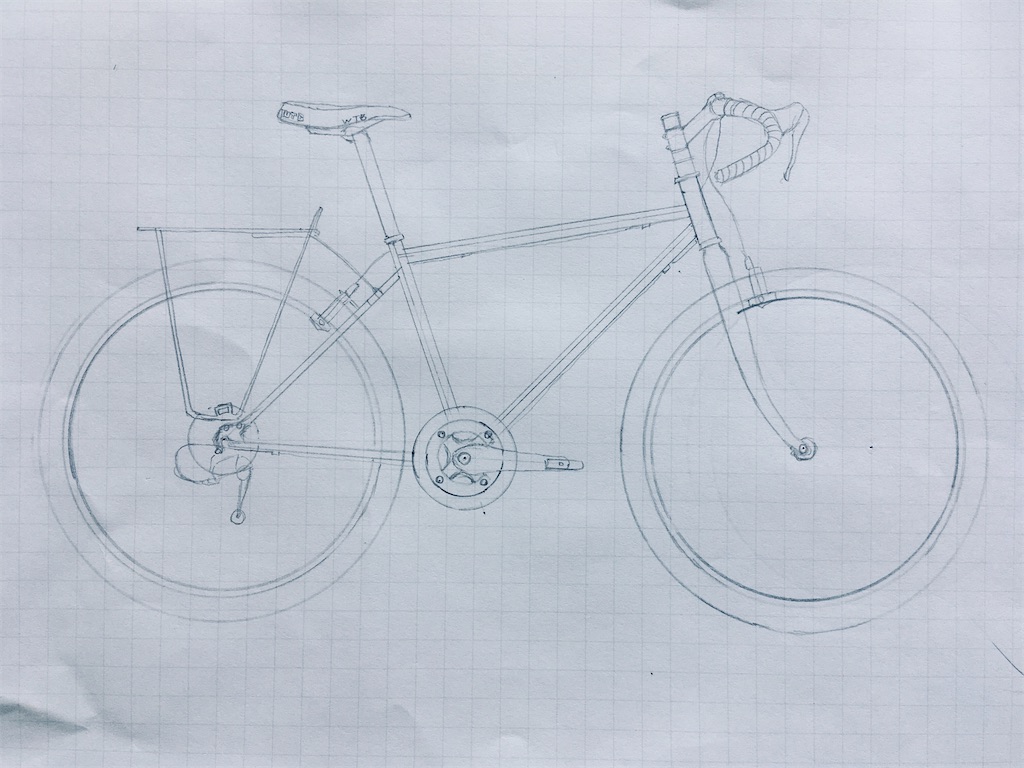 私の自転車の描き方 Watagashi Blog