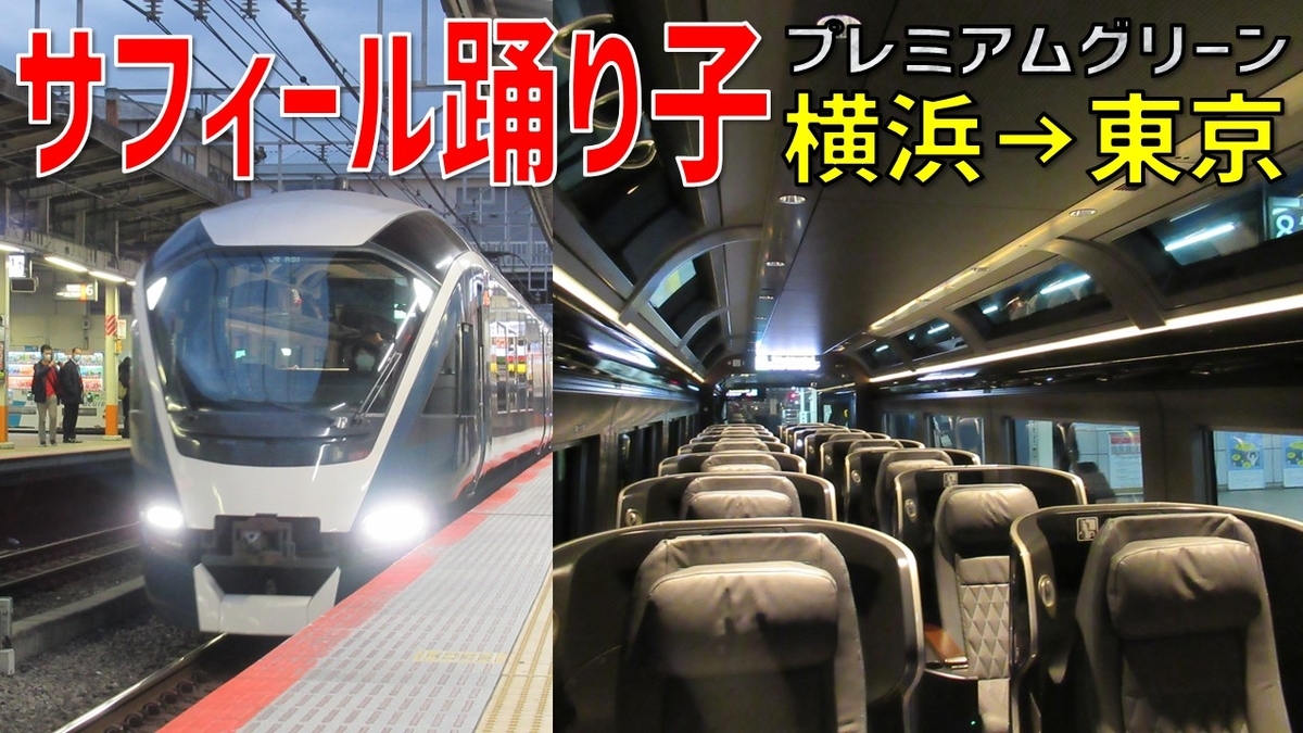 21分で3 310円 豪華特急 サフィール踊り子 プレミアムグリーンに少しだけ乗車 12鉄道トレンド旅1 わたかわ 鉄道 旅行ブログ