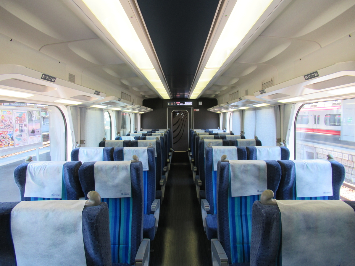 鉄道部品 名鉄 パノラマスーパー車内表示 名鉄特急パノラマスーパー リニューアル後車内表示機 控え目な