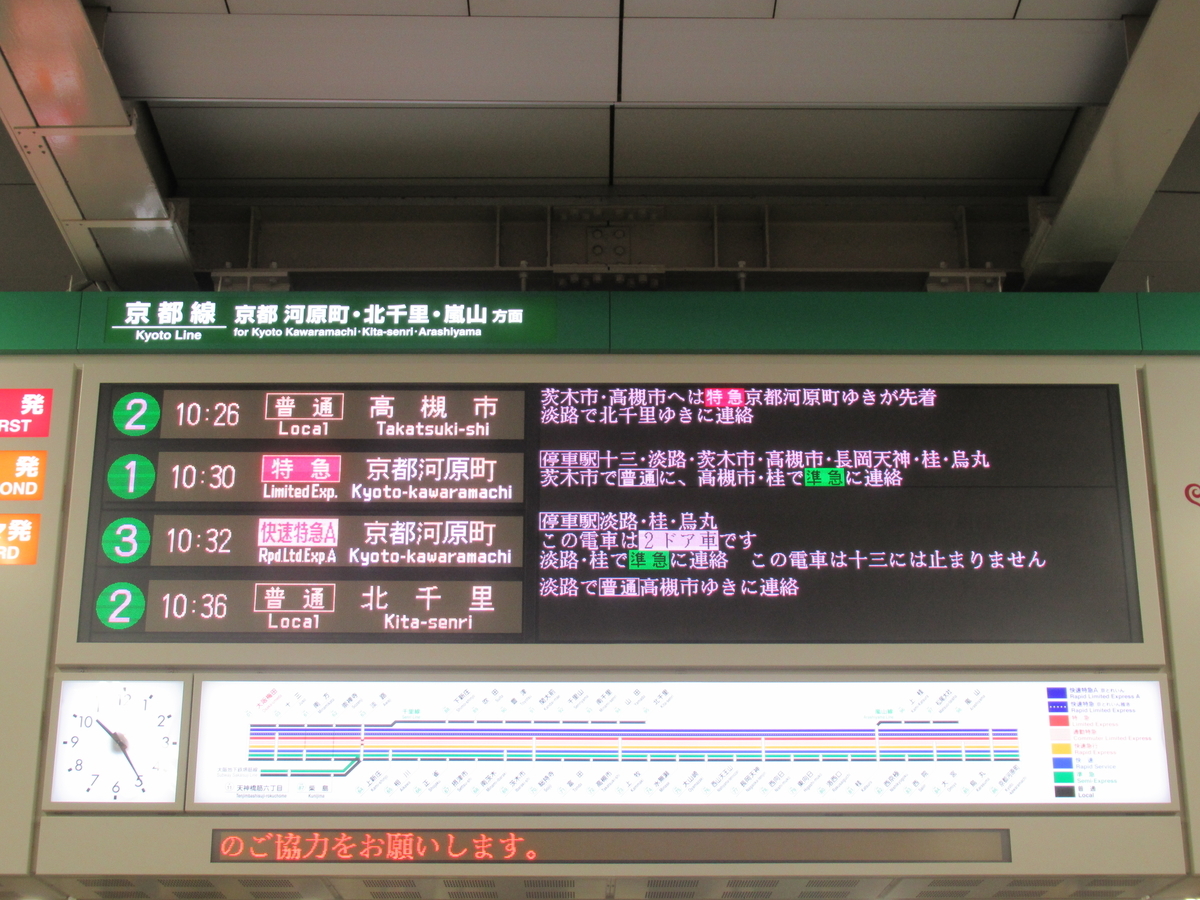 京都線 運行標識板 阪急電鉄 | ミニチュア 阪急京都線 - 特急 ヘッド 