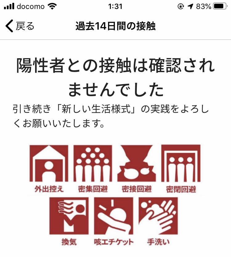 COCOA上での表示