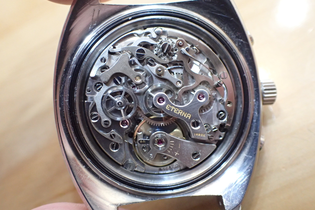 ETERNA 手巻き腕時計 エテルナの名機「バルジュー726」搭載の70年代手巻きクロノをお