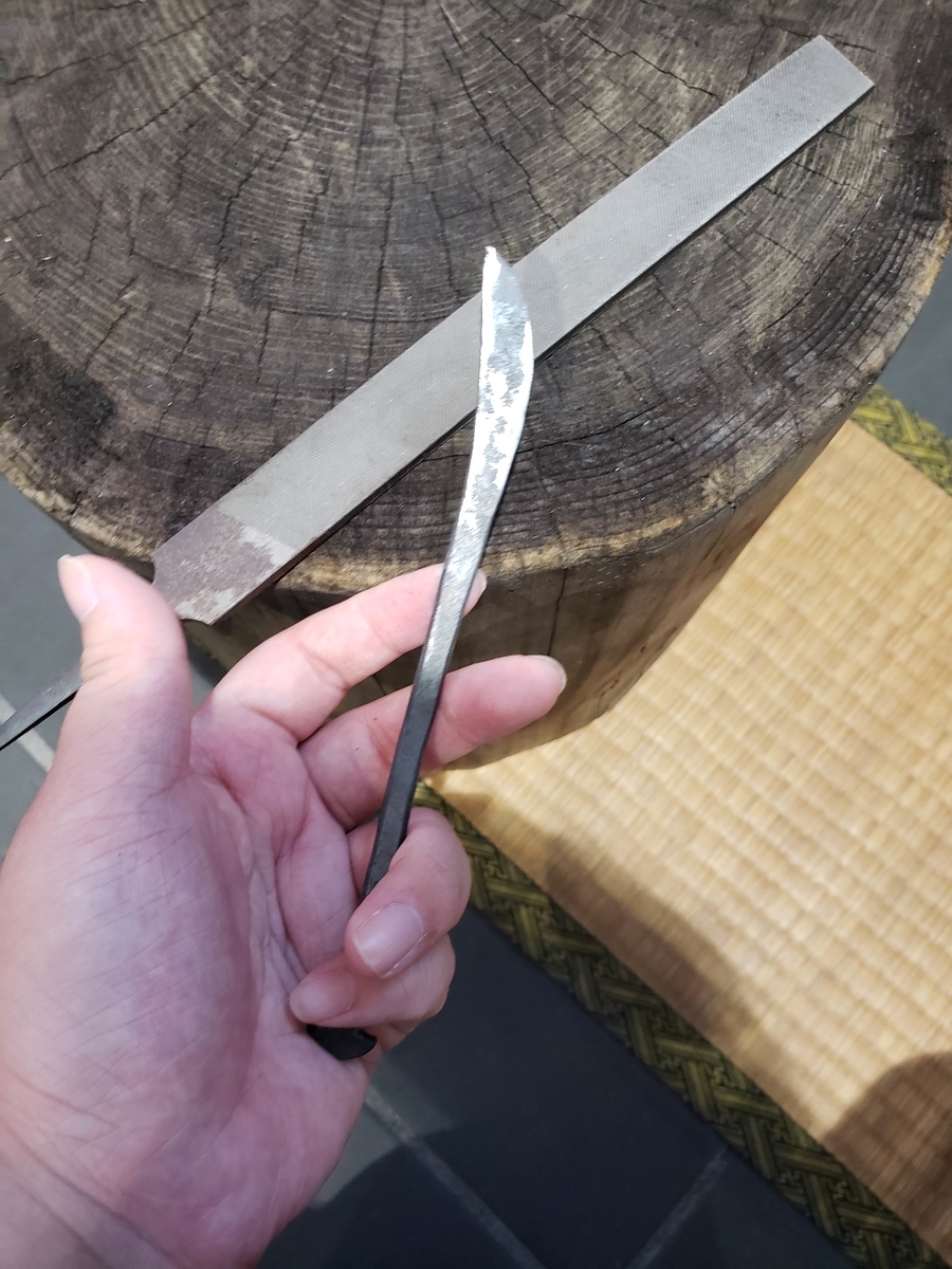 五寸釘ナイフの作り方 – 五寸釘からナイフ – VISHUJI