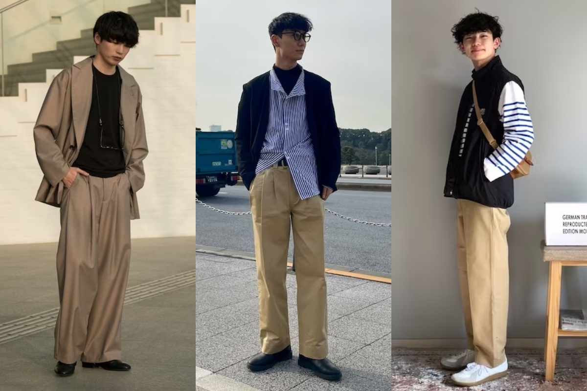 メンズのベージュパンツがダサい理由は?】合うトップスの色・着こなし