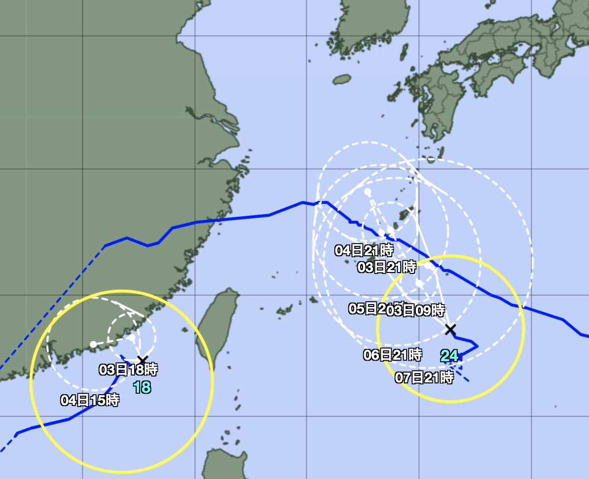 最新 台風 情報 米 軍