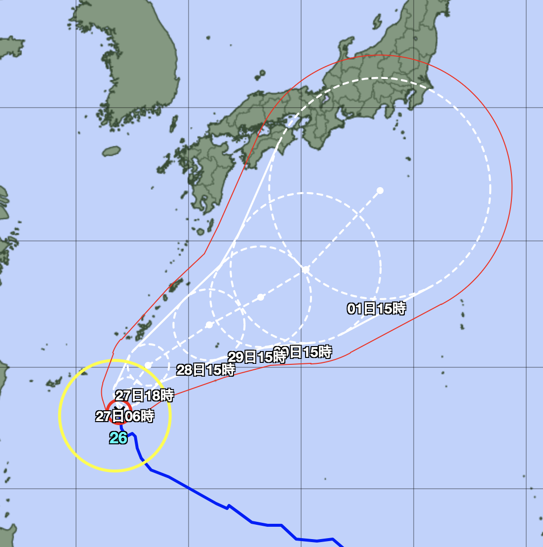 米 軍 台風 情報