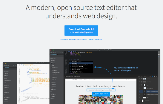http://brackets.io/