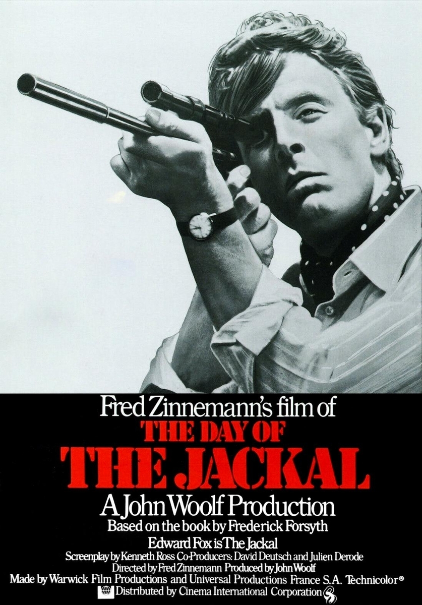 ジャッカルの日」ジンネマン監督作品の中で一番好きですが