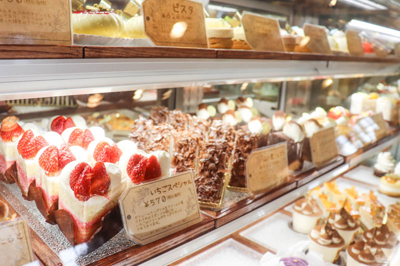 石川県小松市にある洋菓子店ケーキハウスマルフジのケーキ