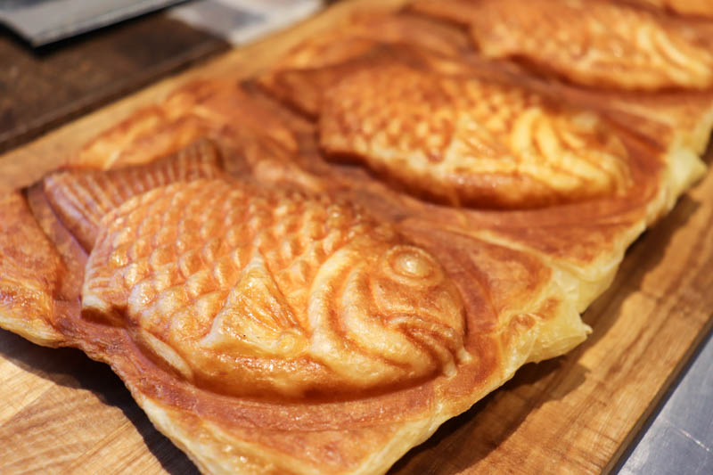 石川県金沢市にあるカフェショコティのクロワッサンたい焼き