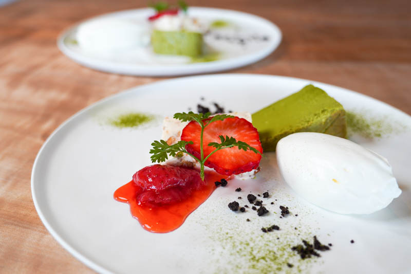 石川県小松市にあるカフェアルのランチセットのデザート