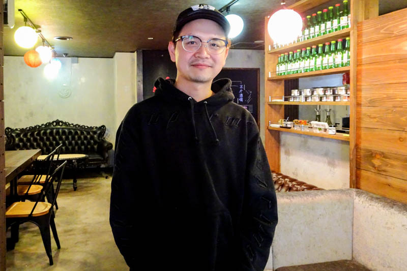 石川県金沢市にある辛麺笑福の辛麺