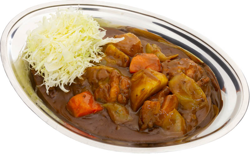 石川県金沢市のチャンピオンカレーのごろごろ野菜とチキンカレー