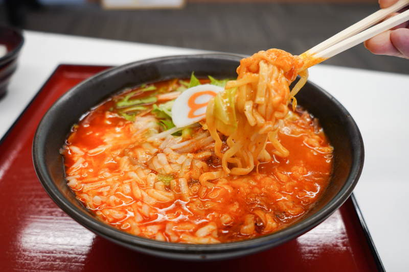 8番らーめんの期間限定メニュー野菜トマトらーめん