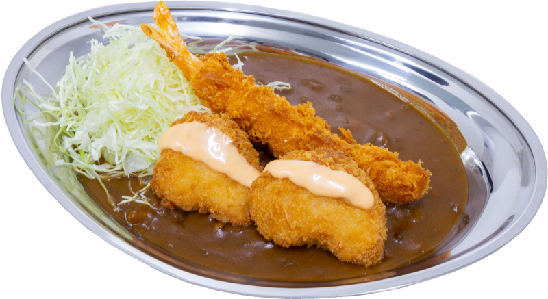 チャンピオンカレーのごちそうエビカツカレー