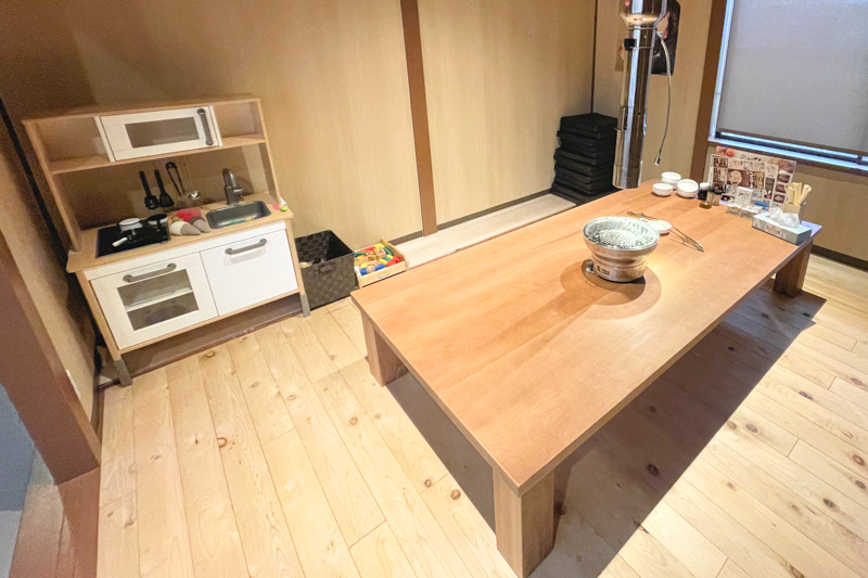 野々市市新庄の焼肉てん.の内観
