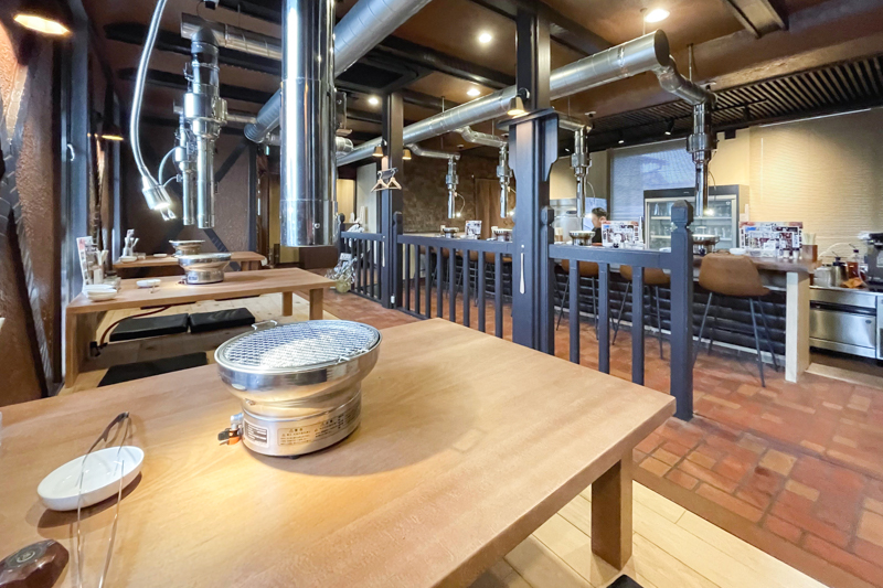 野々市市新庄の焼肉てん.の内観