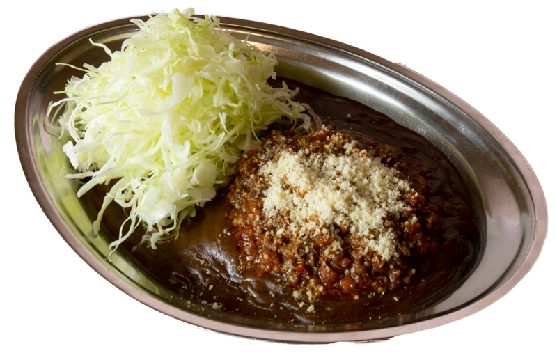 チャンピオンカレーのミートソースカレー