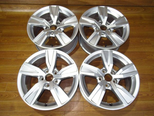 アウディ　純正ホイール　A4 215/60R16  7J+42 AUDI アウディ A4 8W 純正 16インチ ホイール 4本 7J-16 PCD112 5穴 +