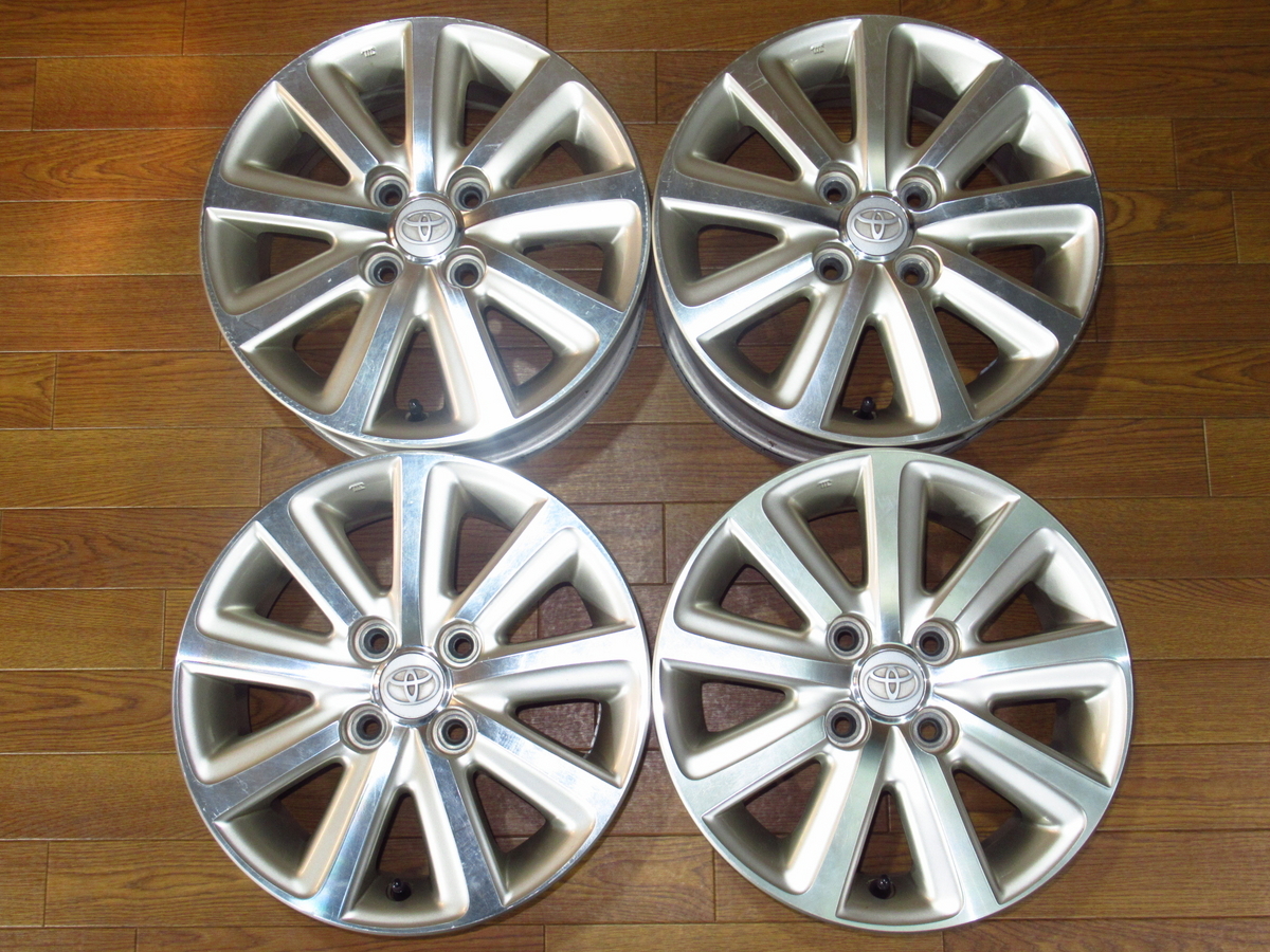 トヨタ30系パッソ純正 5J-14 off+40 pcd100/4H 14インチアルミ