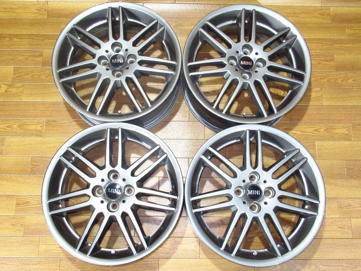 BMW(R56系)ミニMINI純正BBS 7J-17 off+48 pcd100/4H 品番：6778426 