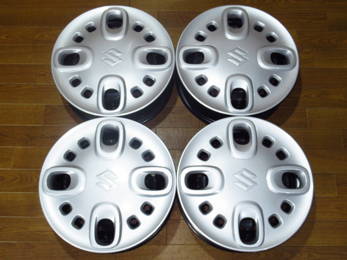スペーシア純正　14インチ　鉄ホイール スズキ スペーシア 純正 14インチ 軽用 鉄 スチール 鉄チン