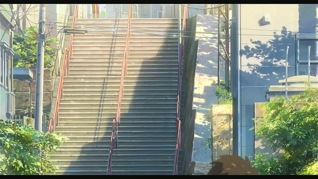 今更だが 君の名は の聖地巡礼の旅に出る その196 Real Life Locations In Kimi No Na Wa Or Your Name Scene 196 須賀神社の階段の中段部分 The Middle Part Of The Stairs Suga Shrine Welcome Tokyo