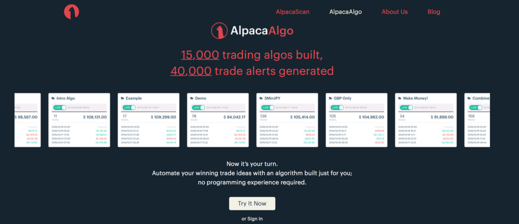 http://www.alpaca.ai/alpacaalgo/