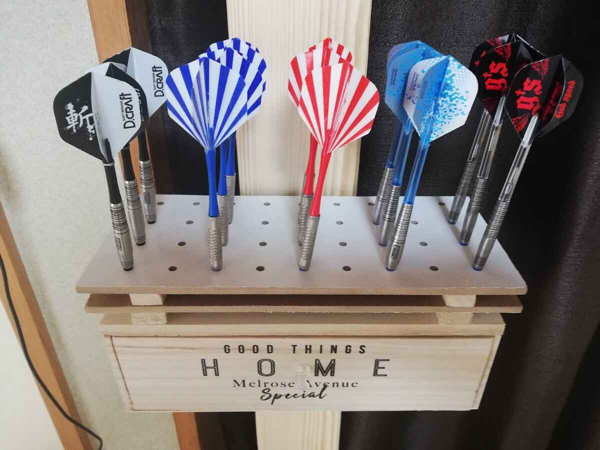 【DIY】ダーツスタンド自作とダーツボードに照明を付ける のんべえの気まぐれ 【DIY】ダーツスタンド自作とダーツボードに照明を付ける のんべえの気まぐれ