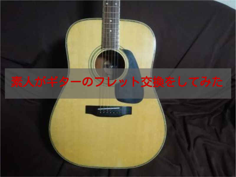 素人がギターのフレット交換をしてみた - のんべえの気まぐれ