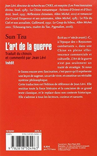 Lart de la guerre: Traduit et commenté du chinois