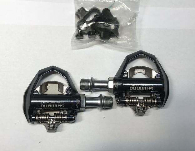 SHIMANO - shimano PD-A600 SPDペダル　と　rec mount shimano PD-A600 SPDペダル と rec mount