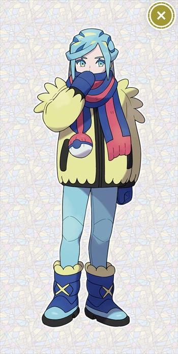 グルーシャ マフラー ポケモントレーナーズ パルデア ポケモン ポケモンSV ポケモンSV」より、ジムリーダー・グルーシャのマフラーが