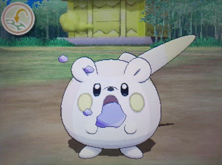 仲間呼びで色違いトゲデマルゲットです あずの道具箱