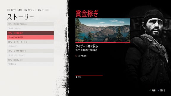 デイズゴーンのストーリーライン画像