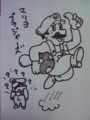 マリオWiiやりながら落書きしてみたなう