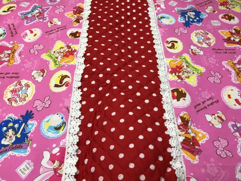 手作り キラキラ プリキュアアラモード レッスンバッグ 作り方 イクメンパパの裁縫日記 手作り キラキラ プリキュアアラモード レッスンバッグ 作り方 イクメンパパの裁縫日記