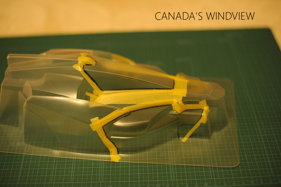 1/10RC アバンテMk.II のボディー塗装の準備 - CANADA'S WINDVIEW