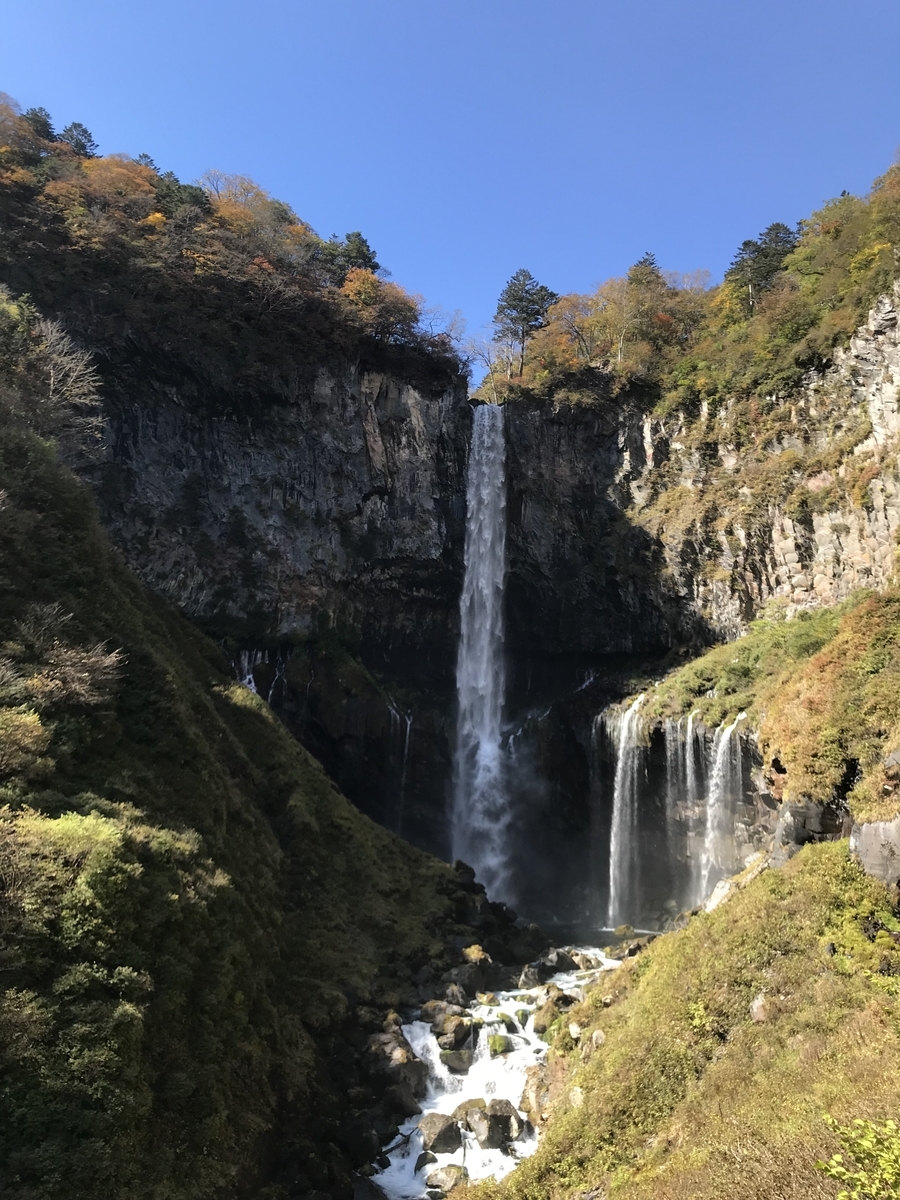 華厳滝の紅葉（2022.10.21）（Marriott & Go）