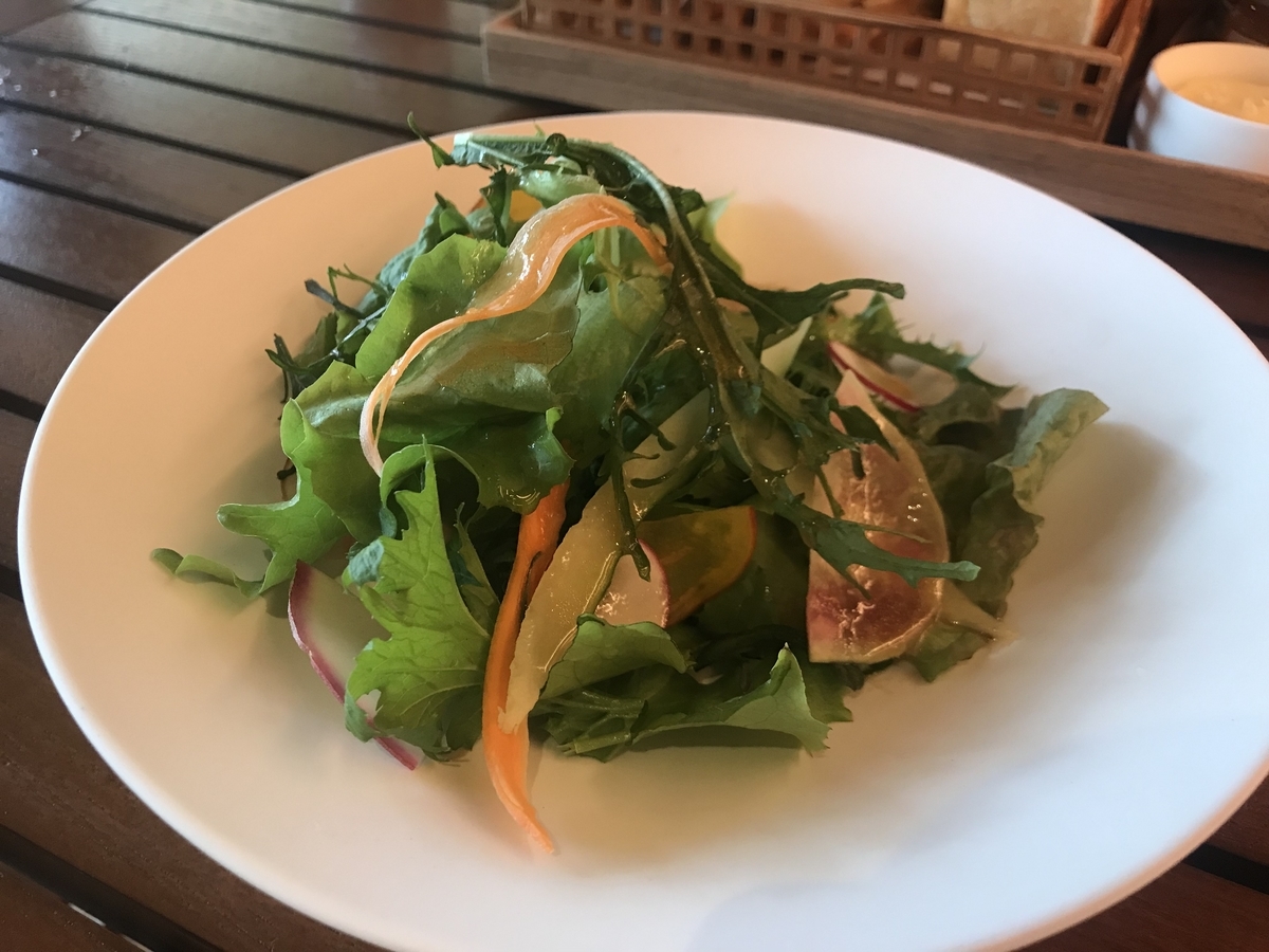 ザ・リッツ・カールトン日光 和朝食膳 海老原ファームのグリーンサラダ（Marriott & Go）