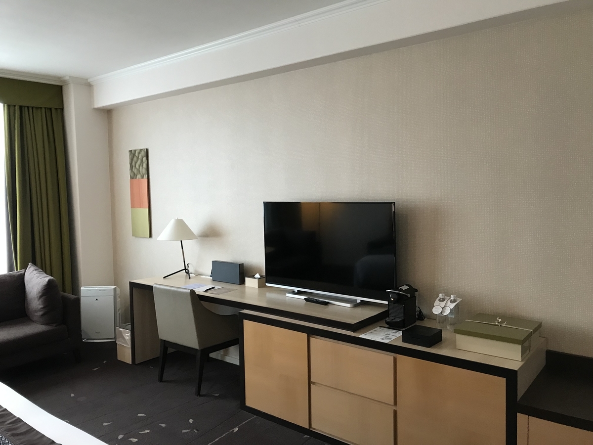 ザ・プリンス さくらタワー東京 テレビコーナー、ネスプレッソマシン(Marriott&Go)