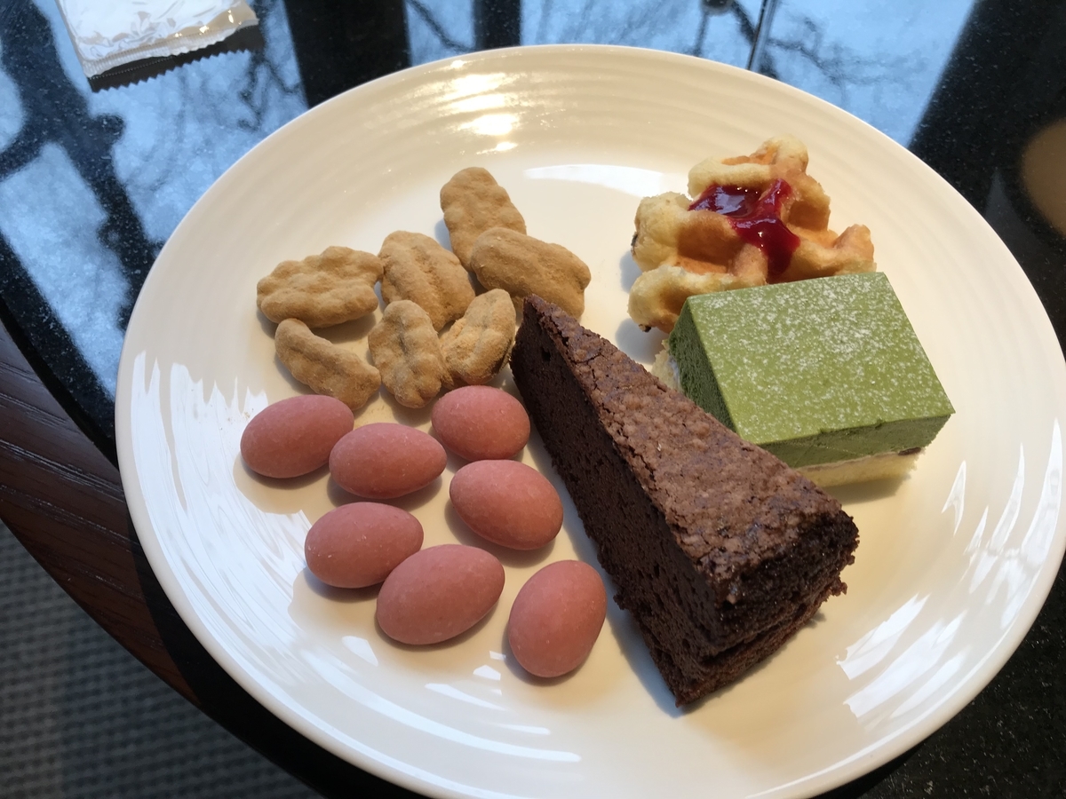 グランドプリンスホテル新高輪・クラブラウンジ ティータイム スイーツ(Marriott & Go)