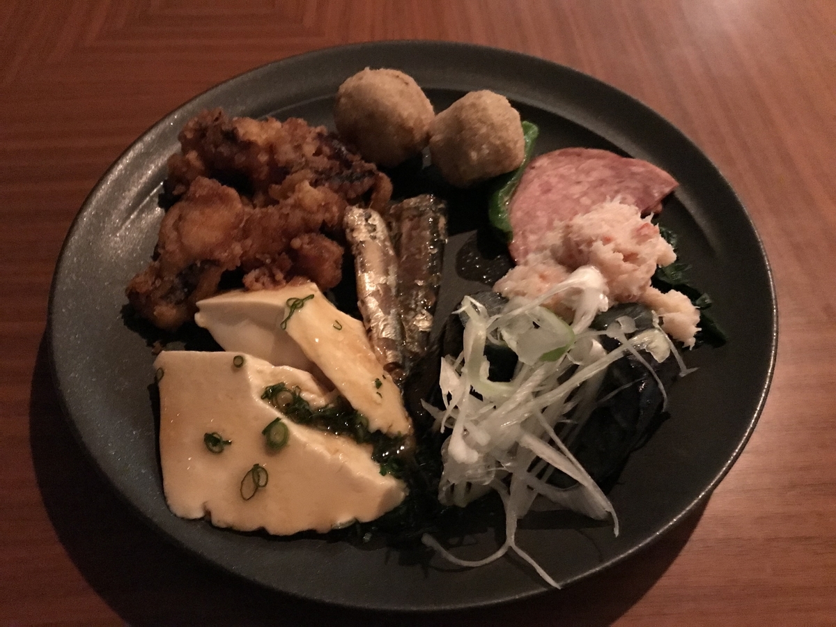 グランドプリンスホテル高輪・花雅 カクテルタイム 料理（Marriott & Go）