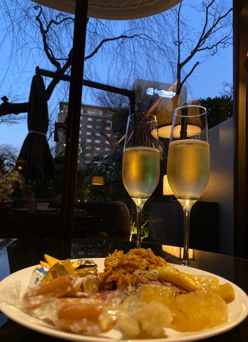 グランドプリンスホテル新高輪・クラブラウンジ カクテルタイム ワイン等（Marriott & Go）