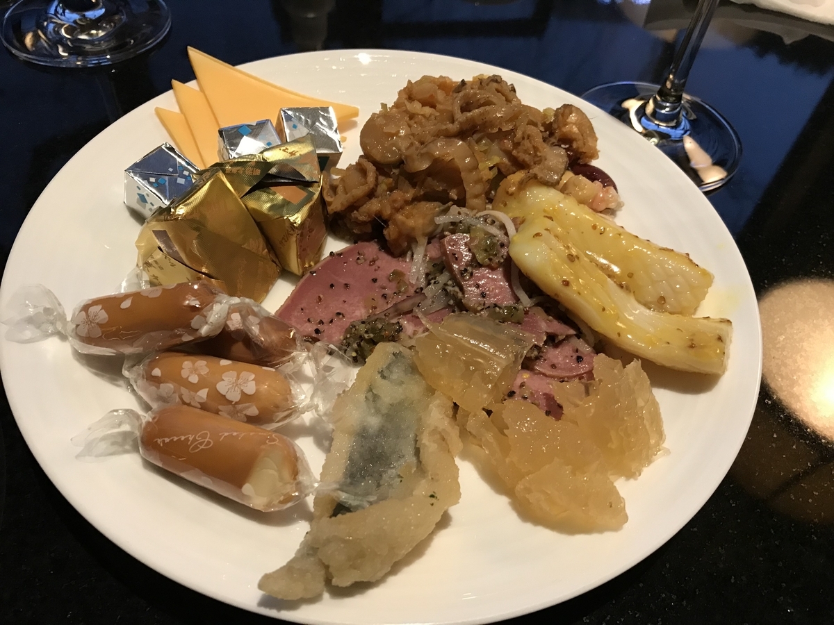 グランドプリンスホテル新高輪・クラブラウンジ カクテルタイム ワイン等（Marriott & Go）