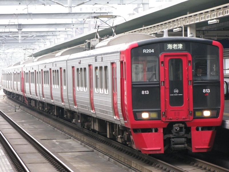 813系 R204編成 (南福岡電車区所属) - 海峡を越えた先には