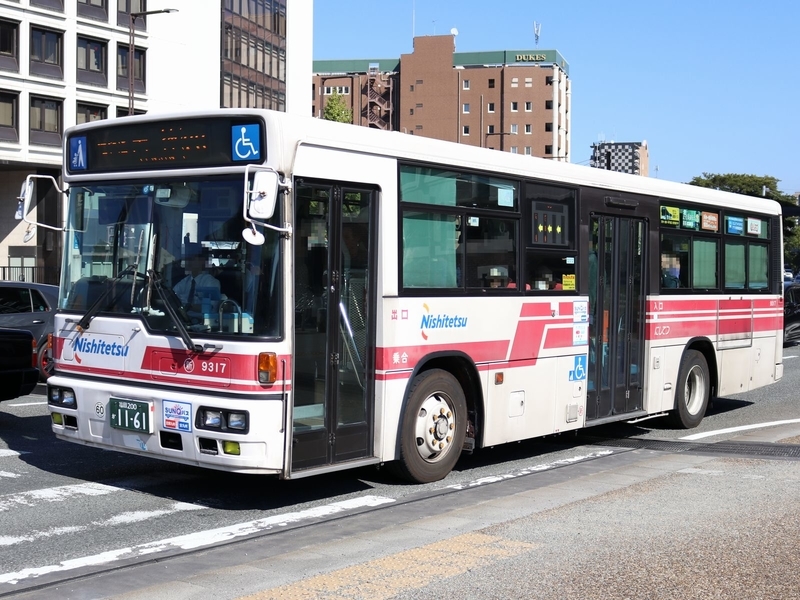 西日本鉄道 9317 - 海峡を越えた先には