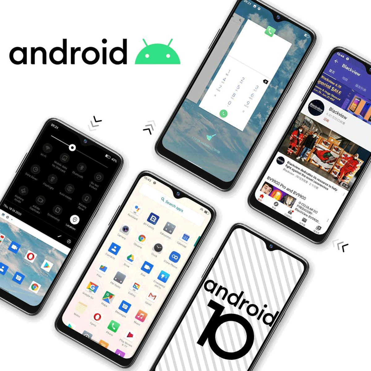 「Blackview A80」android10