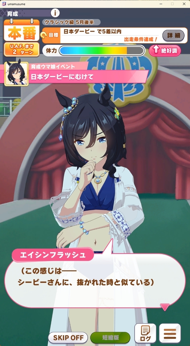 【期限切れ単勝馬券】　日本ダービー　エイシンフラッシュ　ウマ娘　他全頭 エイシンフラッシュ カードスリーブ ウマ娘プリティーダービー ①